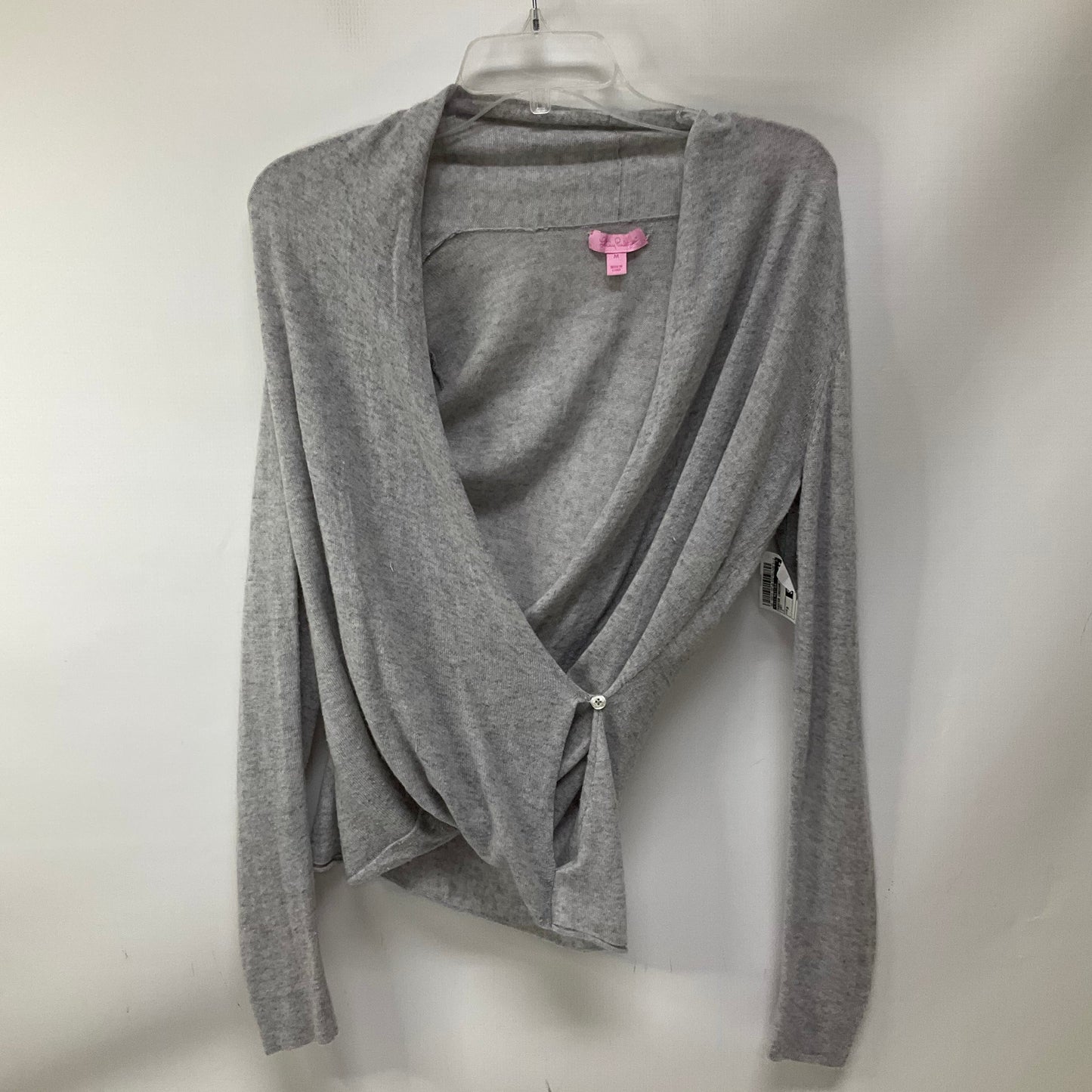 Sweater Cardigan By Lilly Pulitzer In Grey, Size: M