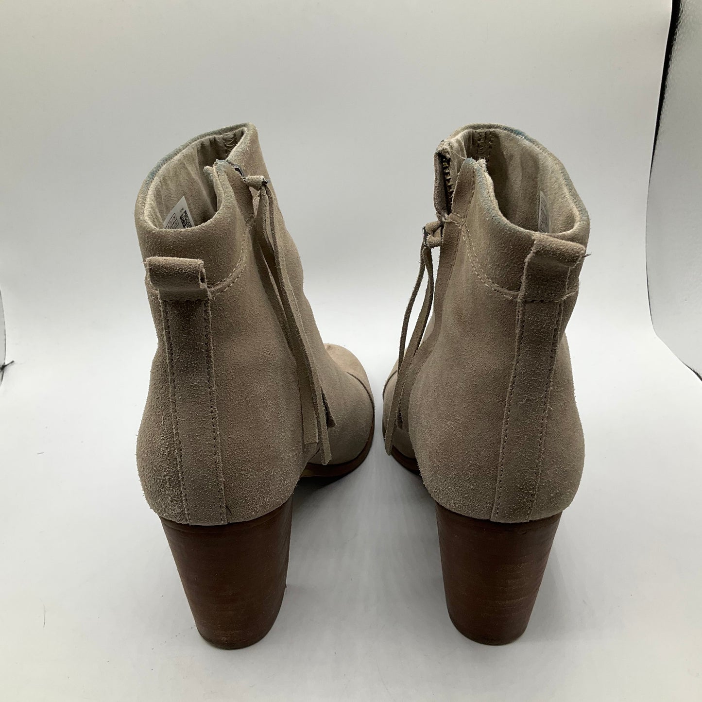 Boots Ankle Heels By Toms In Grey, Size: 9