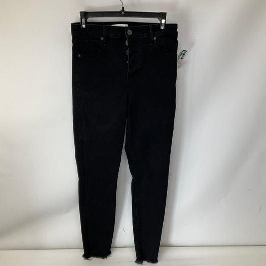 Jeans Skinny By Abercrombie And Fitch In Black, Size: 8