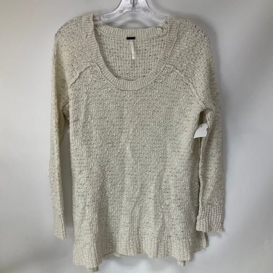 Top Long Sleeve By Free People In White, Size: S