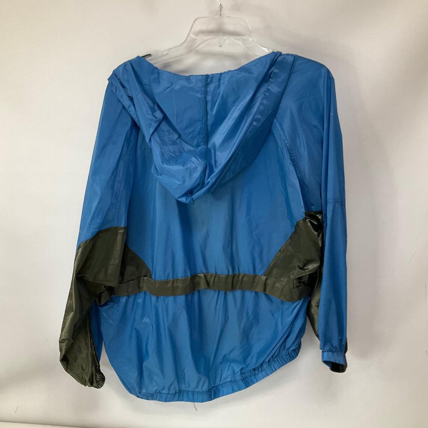 Jacket Windbreaker By Urban Outfitters In Blue, Size: S