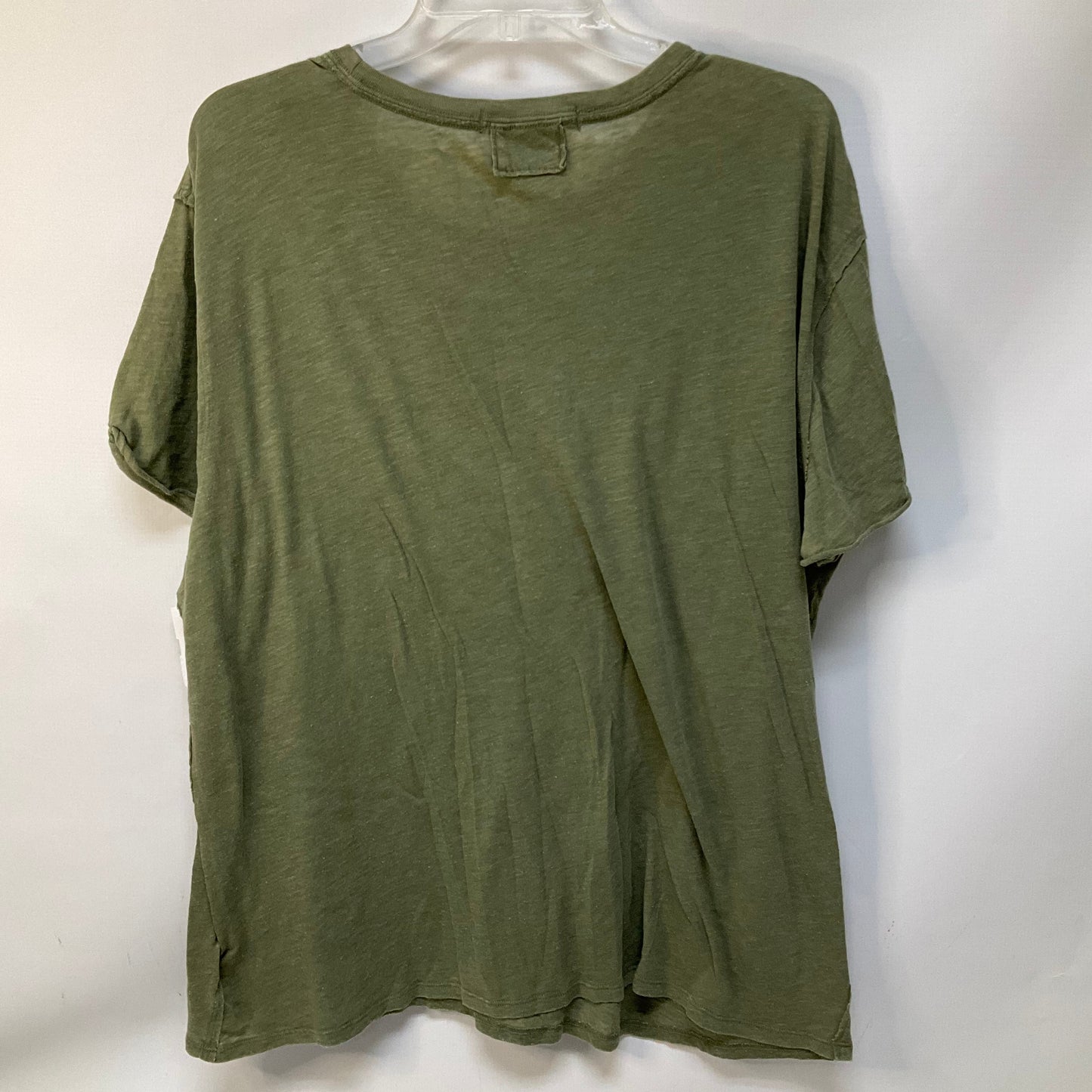 Top Short Sleeve By Free People In Green, Size: M