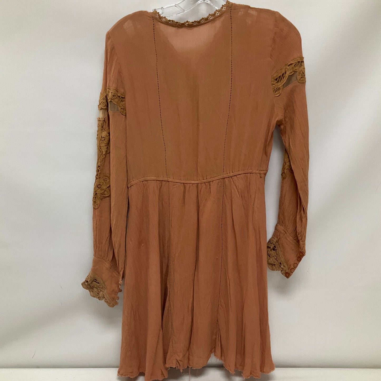 Dress Casual Short By Free People In Orange, Size: Xs