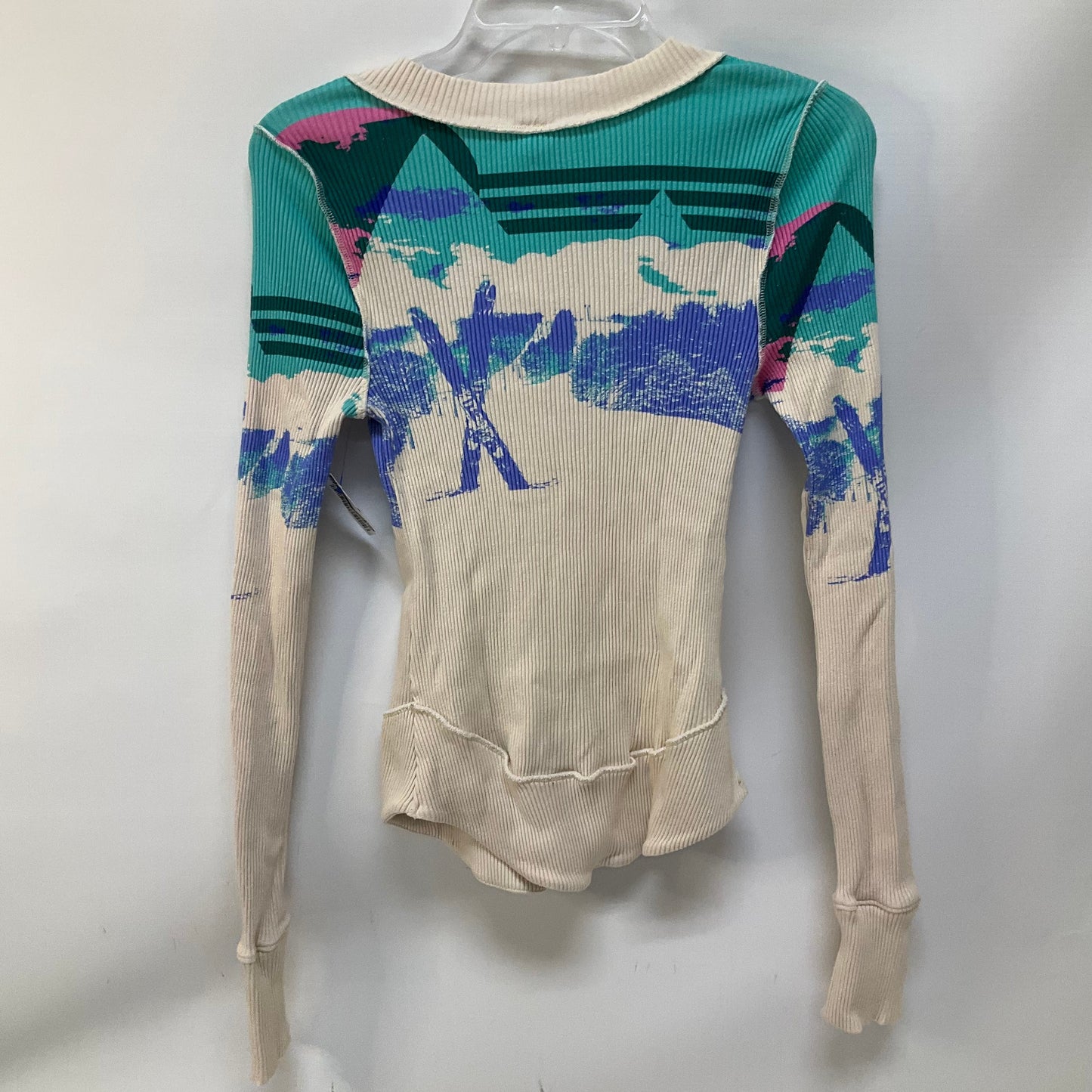 Top Long Sleeve By Free People In Multi-colored, Size: S