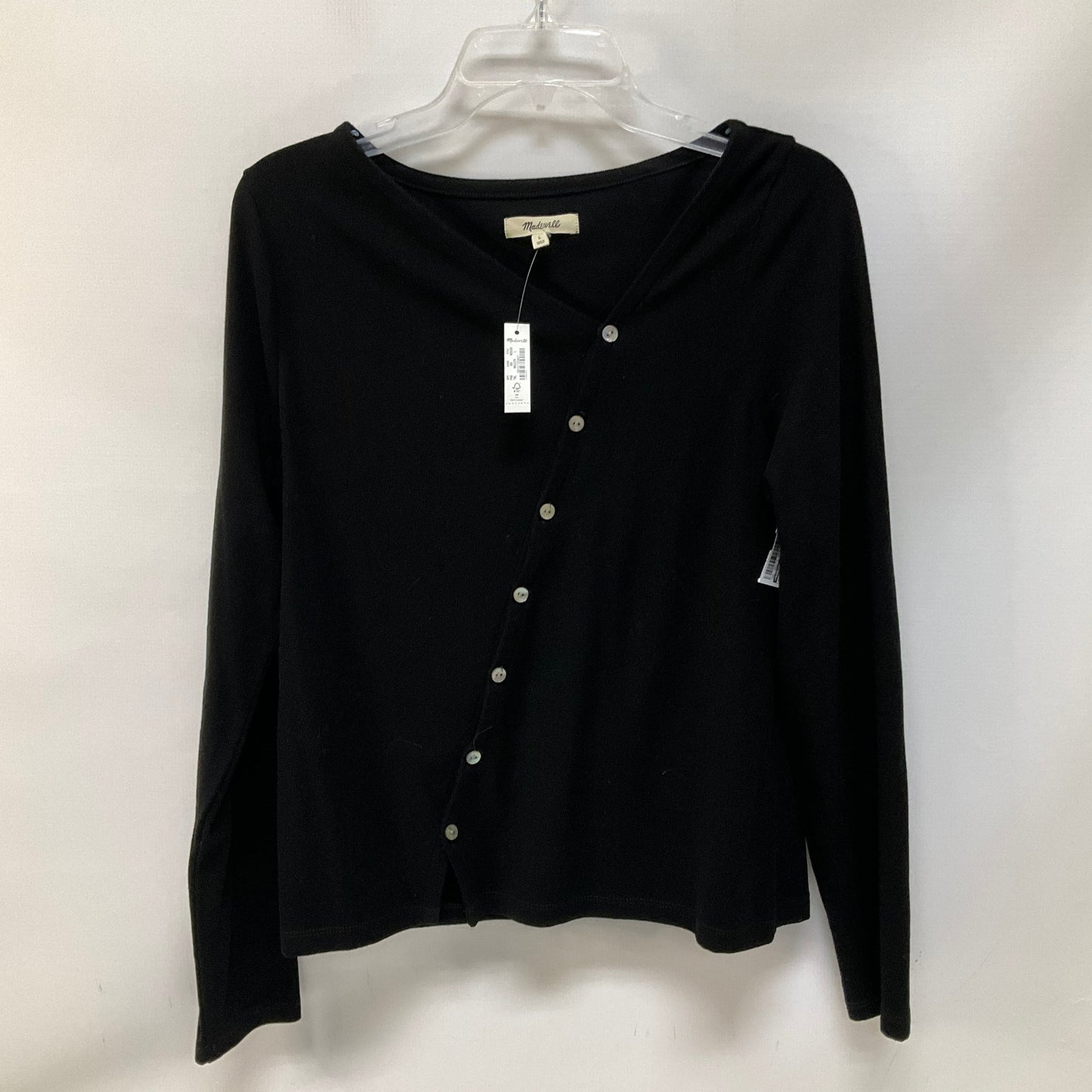 Top Long Sleeve By Madewell In Black, Size: L