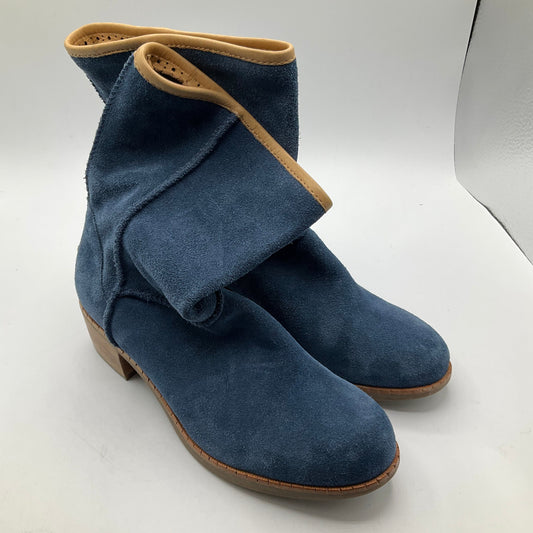 Boots Ankle Heels By Ugg In Blue, Size: 5.5