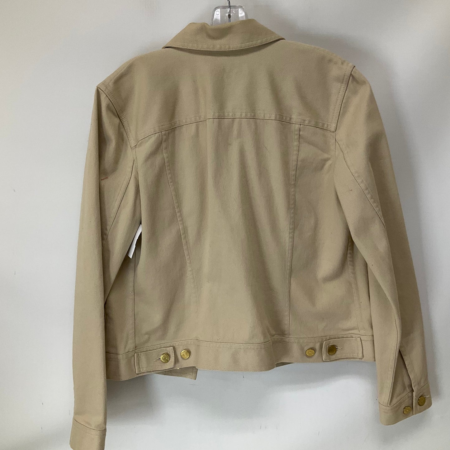 Jacket Denim By Polo Ralph Lauren In Tan, Size: M