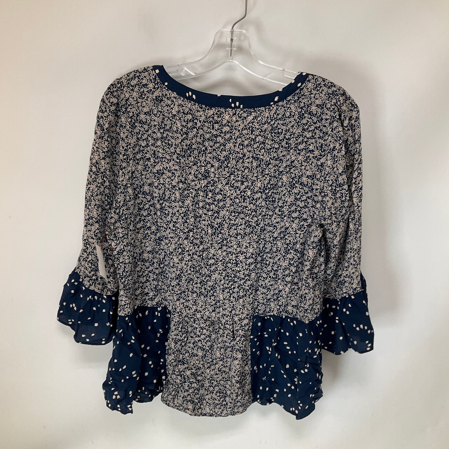 Top Long Sleeve By Maeve In Blue, Size: 10