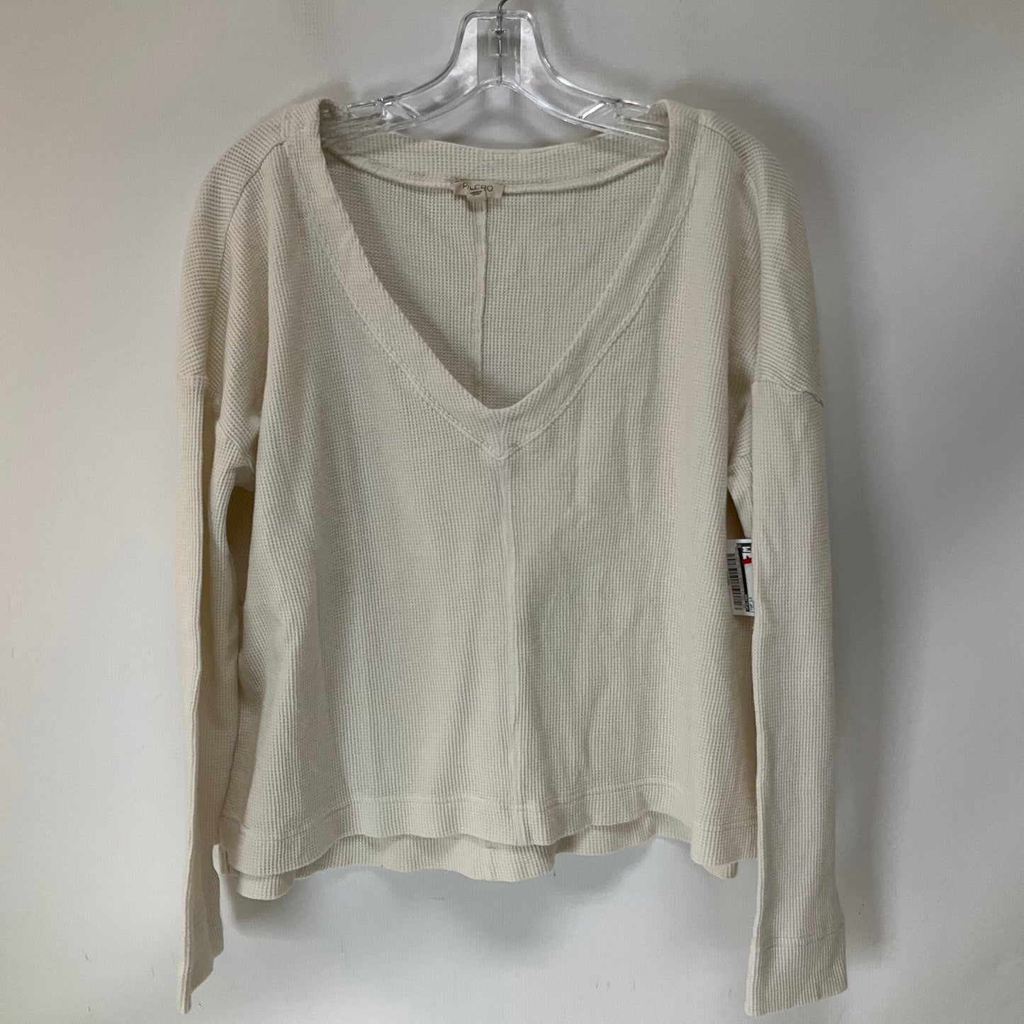 Top Long Sleeve By Pilcro In Cream, Size: M