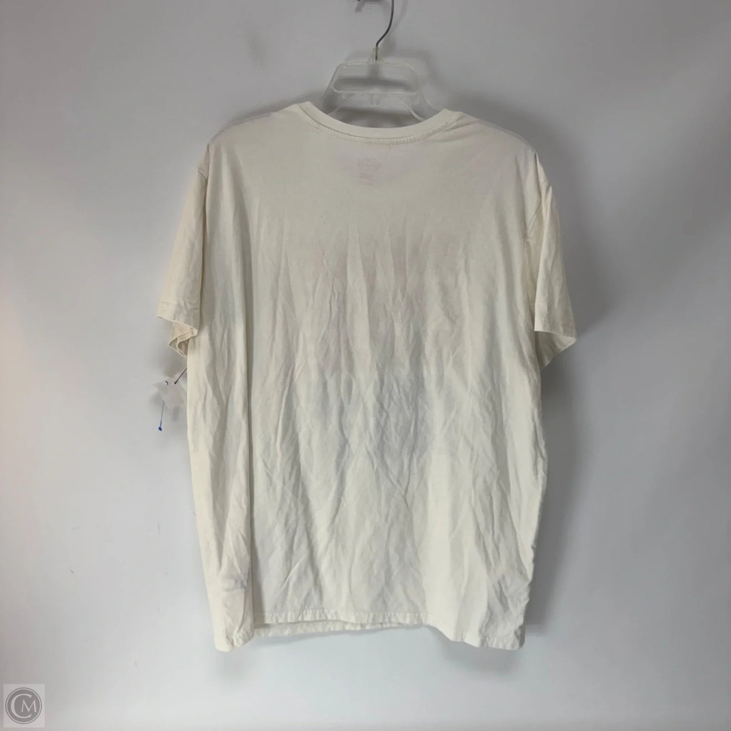 Top Short Sleeve By Clothes Mentor In White, Size: 2x