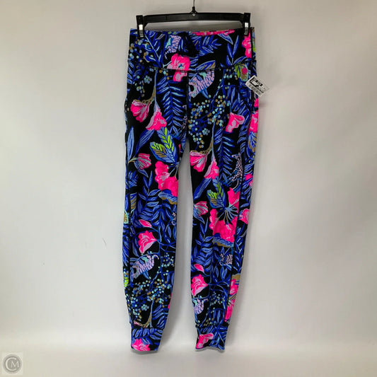 Pants Designer By Lilly Pulitzer In Black & Pink, Size: Xs