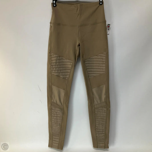 Athletic Leggings By Alo In Tan, Size: M