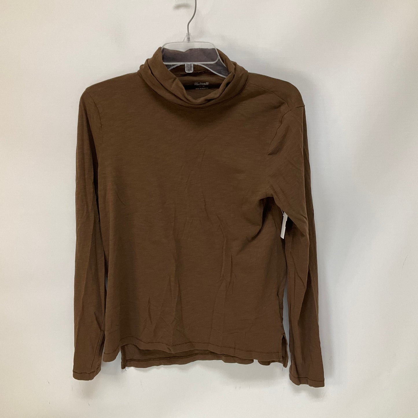 Brown Top Long Sleeve Madewell, Size M