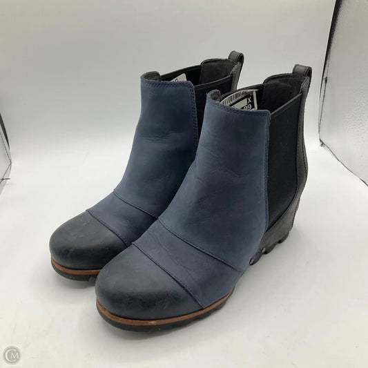 Boots Ankle Heels By Sorel In Blue, Size: 8