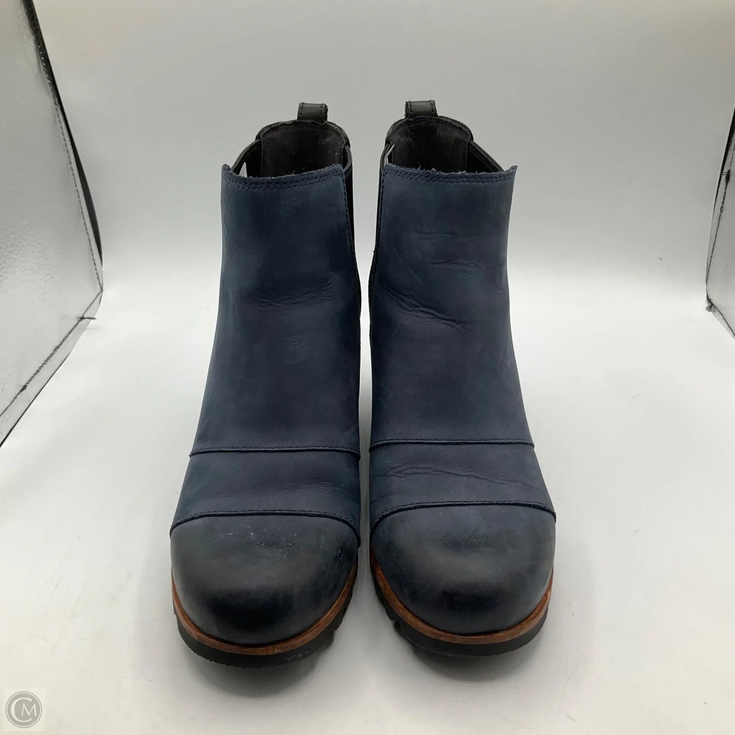 Boots Ankle Heels By Sorel In Blue, Size: 8