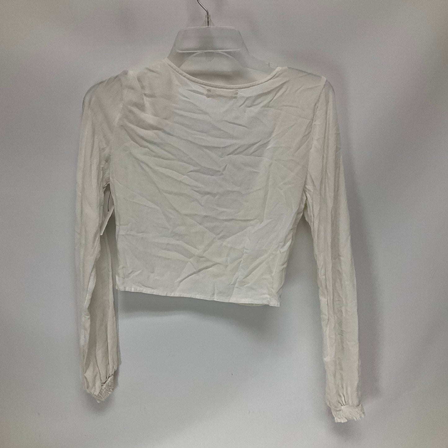 White Top Long Sleeve Urban Outfitters, Size M