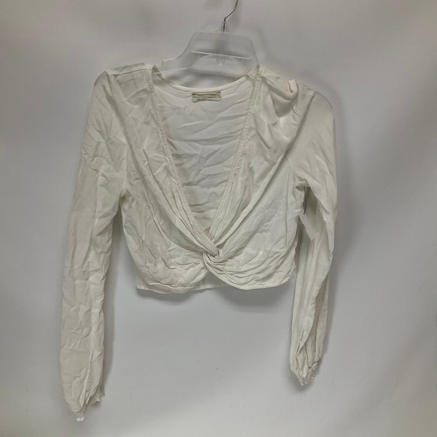 White Top Long Sleeve Urban Outfitters, Size M