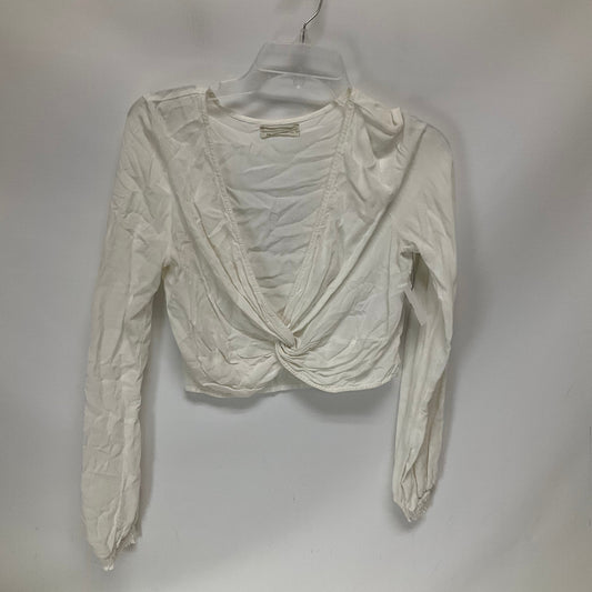 White Top Long Sleeve Urban Outfitters, Size M