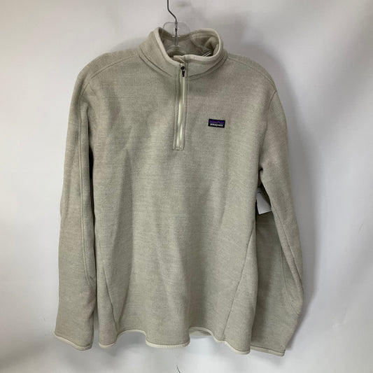 Athletic Sweatshirt Collar By Patagonia In Tan, Size: Xl