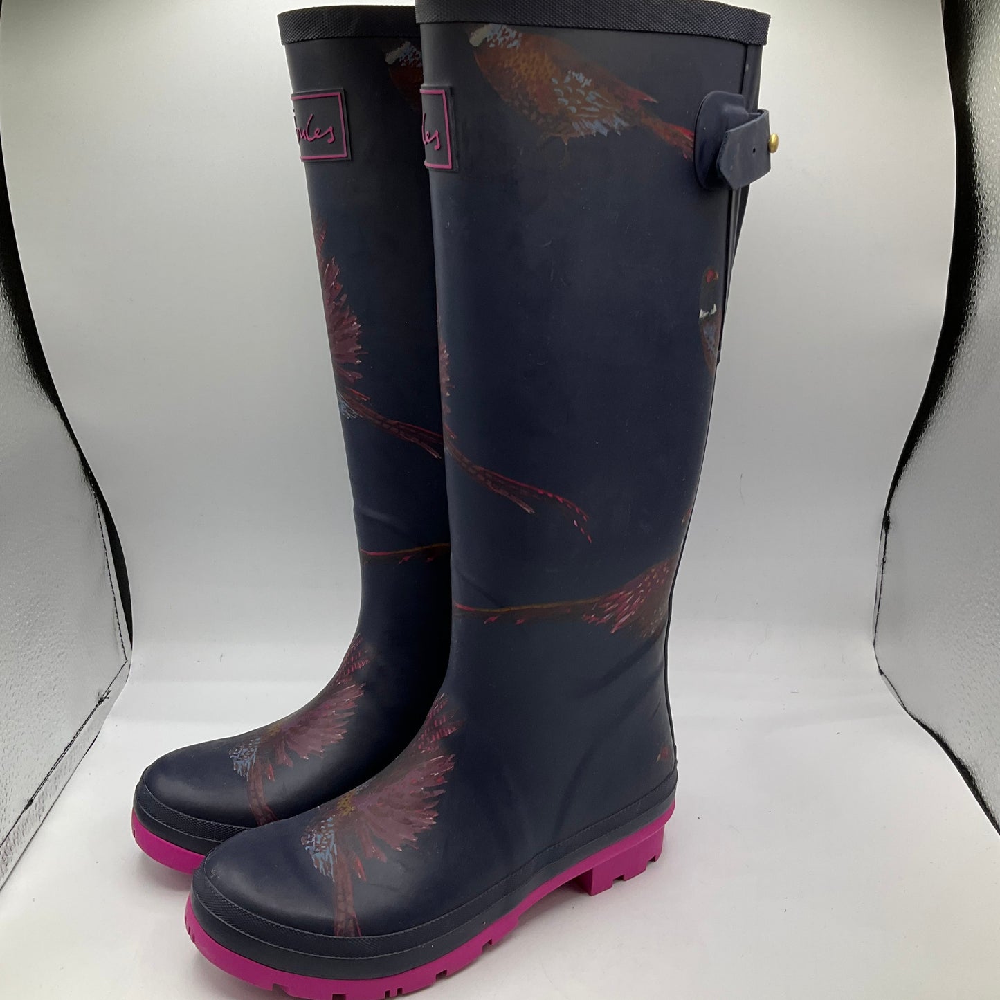 Navy Boots Rain Joules, Size 5