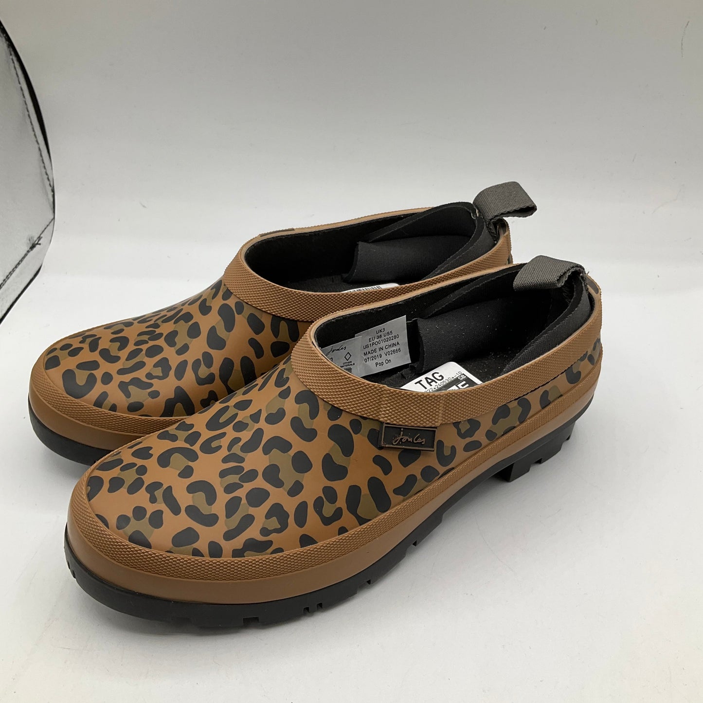 Leopard Print Boots Rain Joules, Size 5