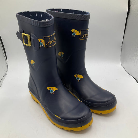 Navy Boots Rain Joules, Size 5