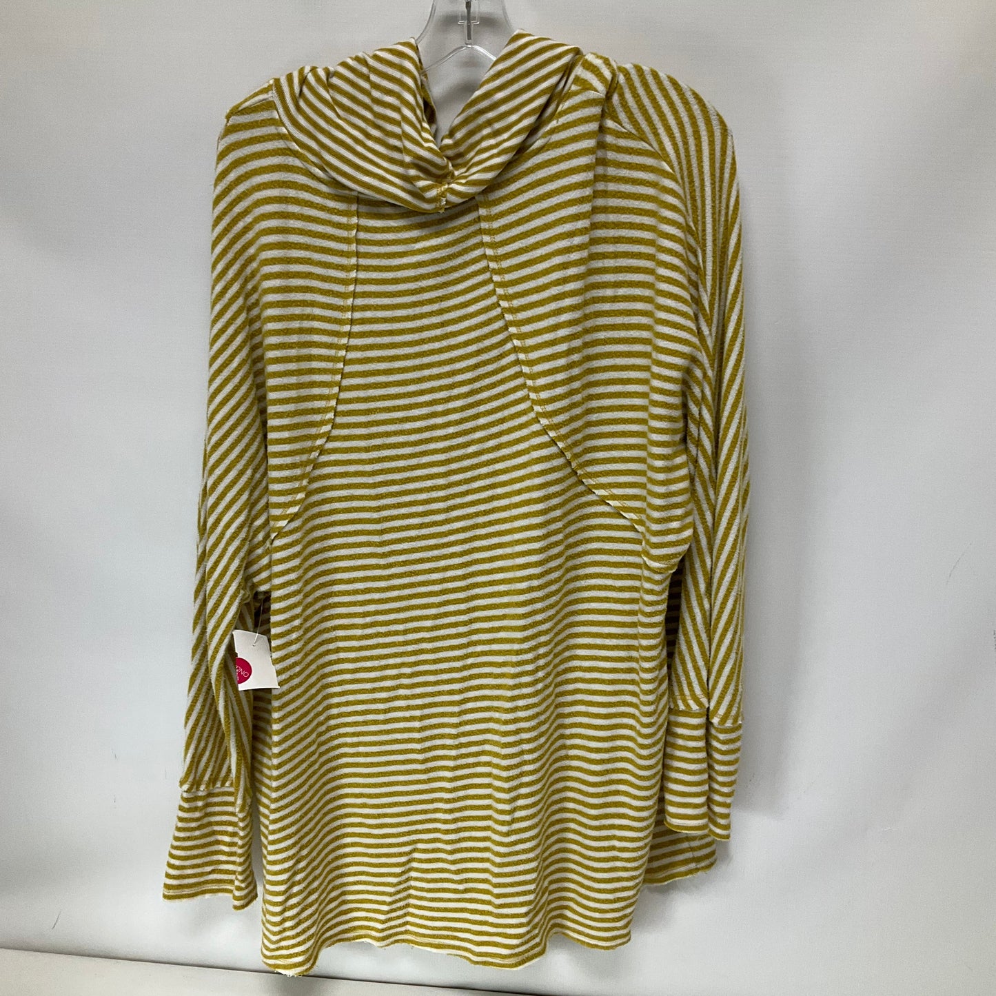 Top Long Sleeve By Anthropologie In Yellow, Size: L