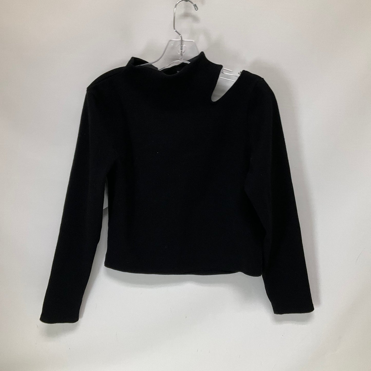 Black Top Long Sleeve Anthropologie, Size L