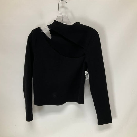 Black Top Long Sleeve Anthropologie, Size L