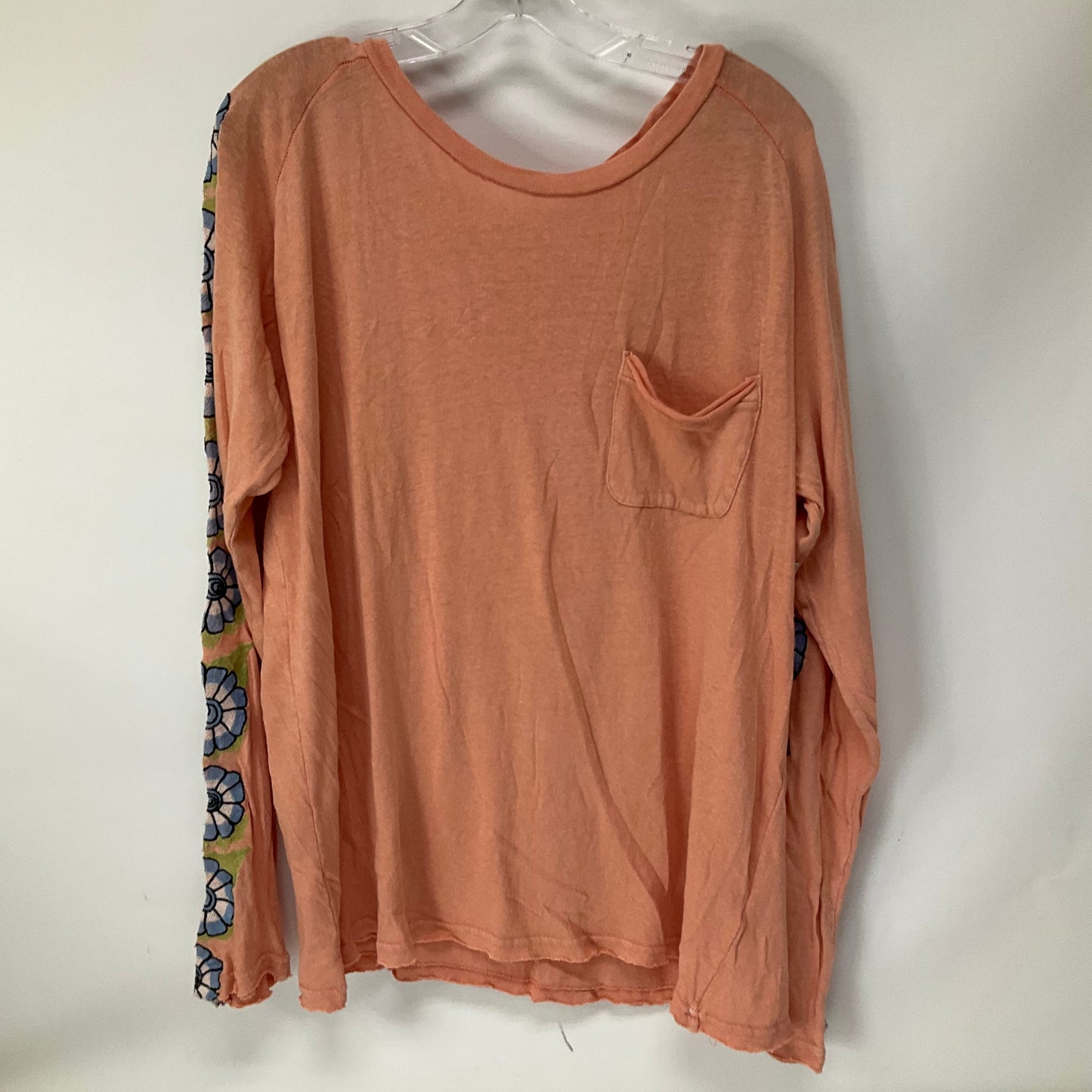 Peach Top Long Sleeve Free People, Size M