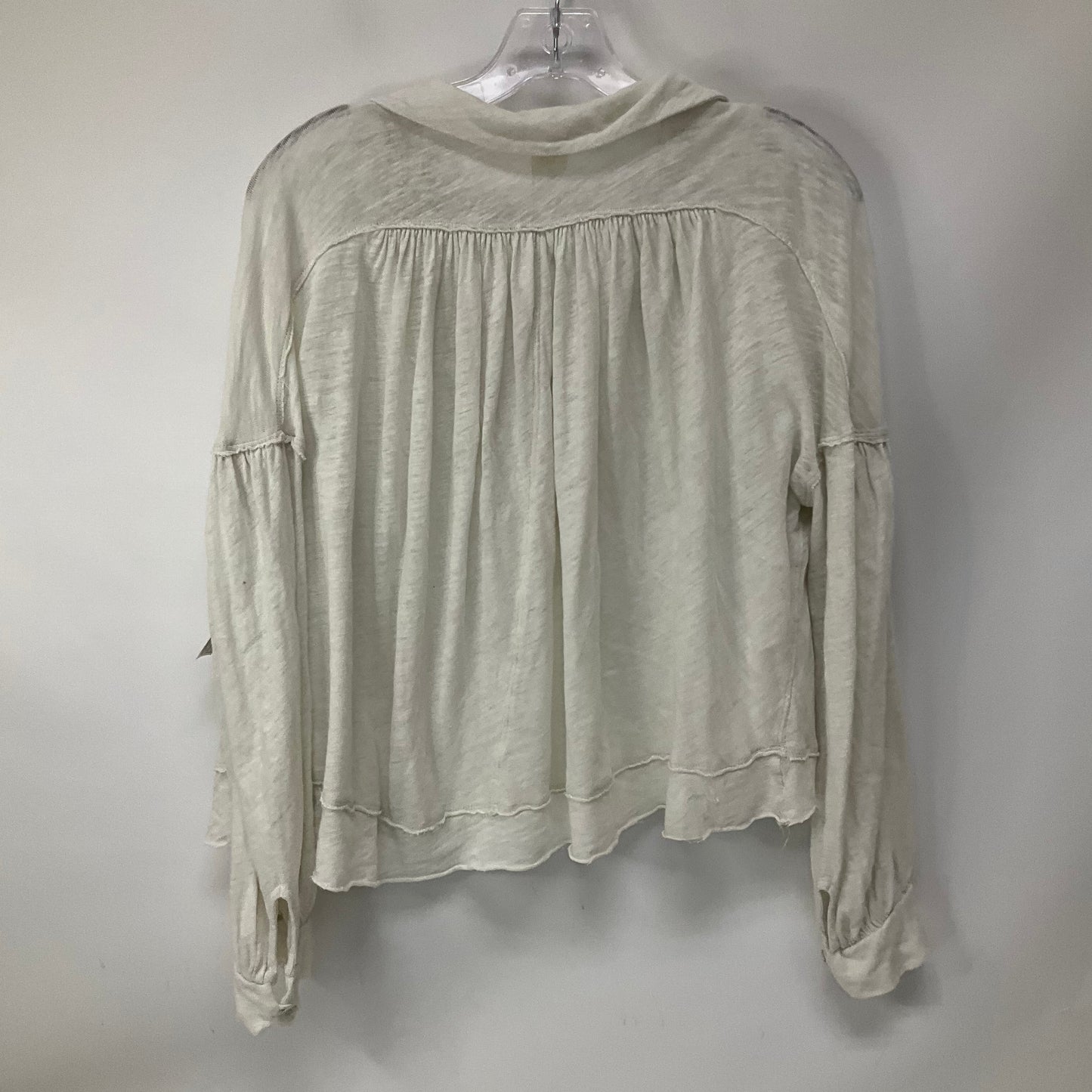 Top Long Sleeve By We The Free In Cream, Size: S