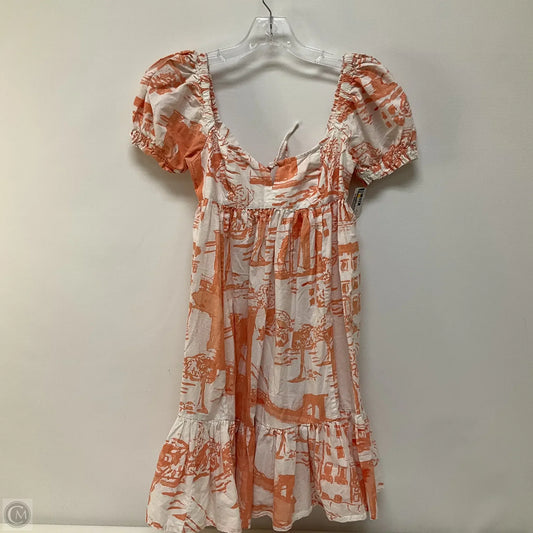 Dress Casual Short By Urban Outfitters In Orange, Size: Xs