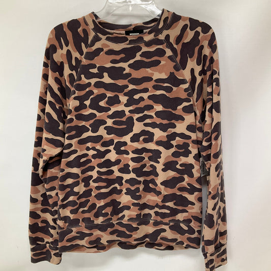 Top Long Sleeve By Cma In Animal Print, Size: S