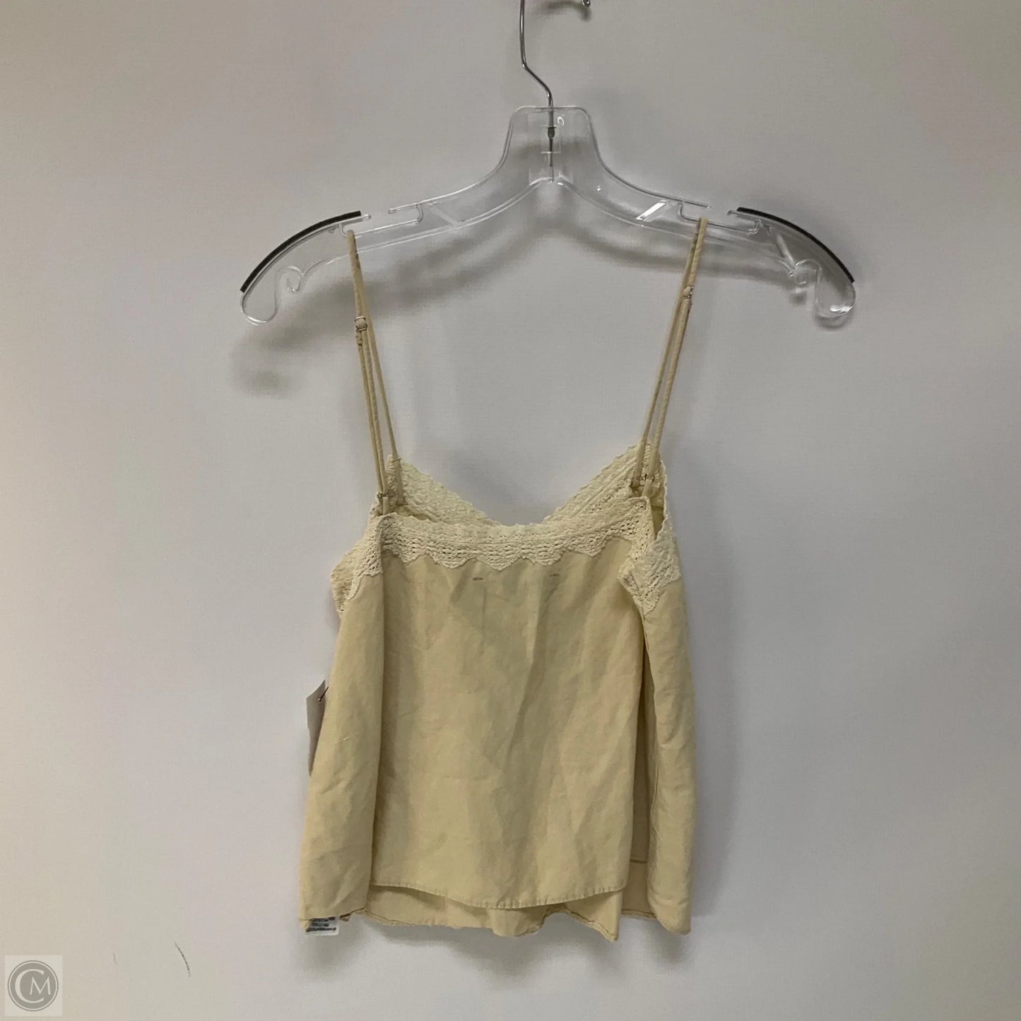 Top Sleeveless By Zara In Cream, Size: S
