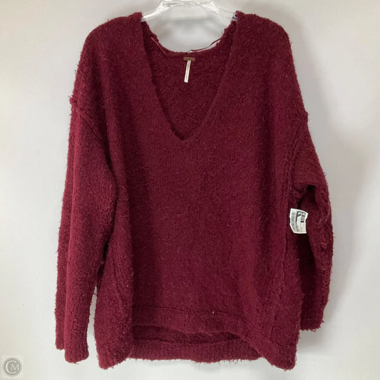 Sweater By Free People In Red, Size: M