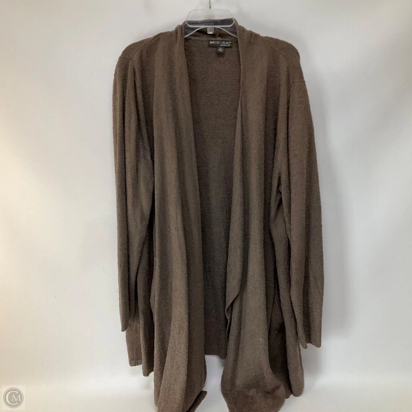 Sweater Cardigan By Barefoot Dreams In Brown, Size: 3x