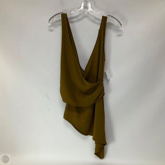 Top Sleeveless By Zara In Brown, Size: S