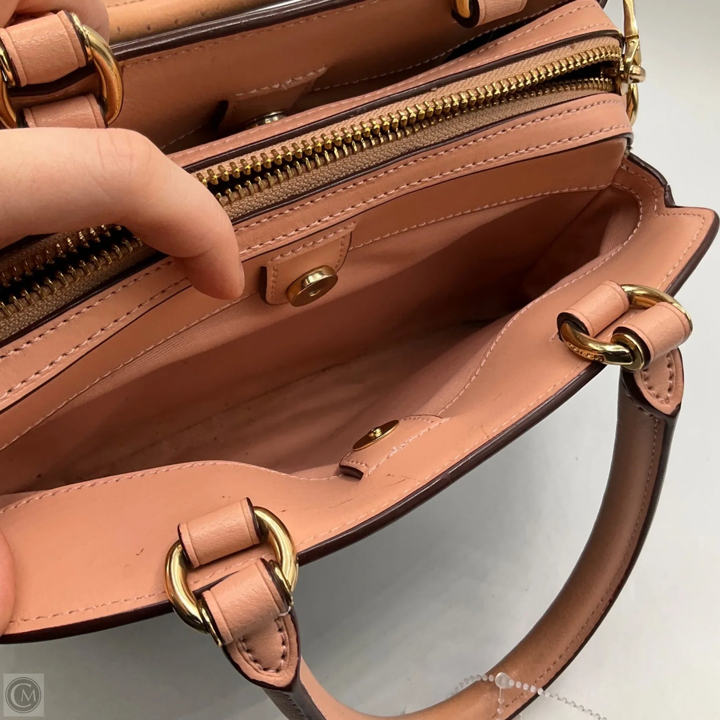 Handbag Designer By Coach, Size: Small