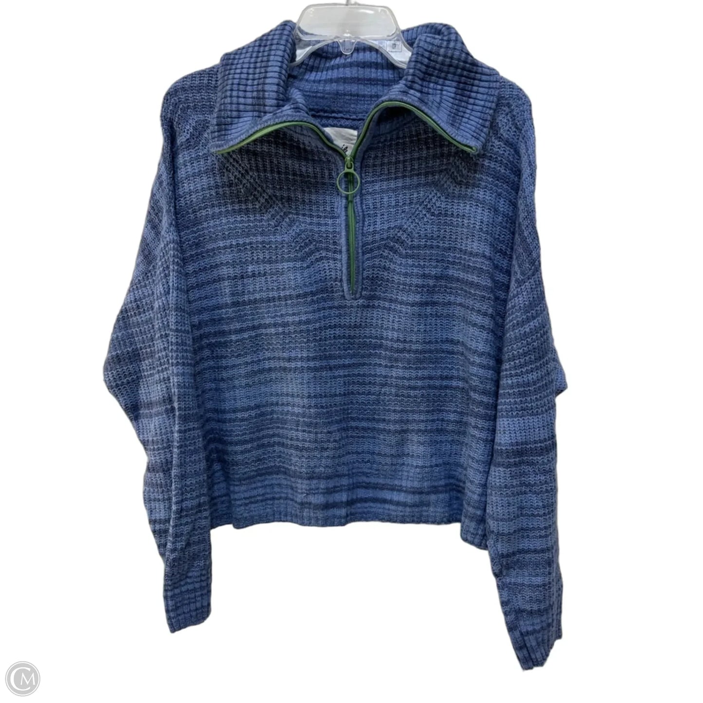 Top Long Sleeve By Aerie In Blue, Size: M