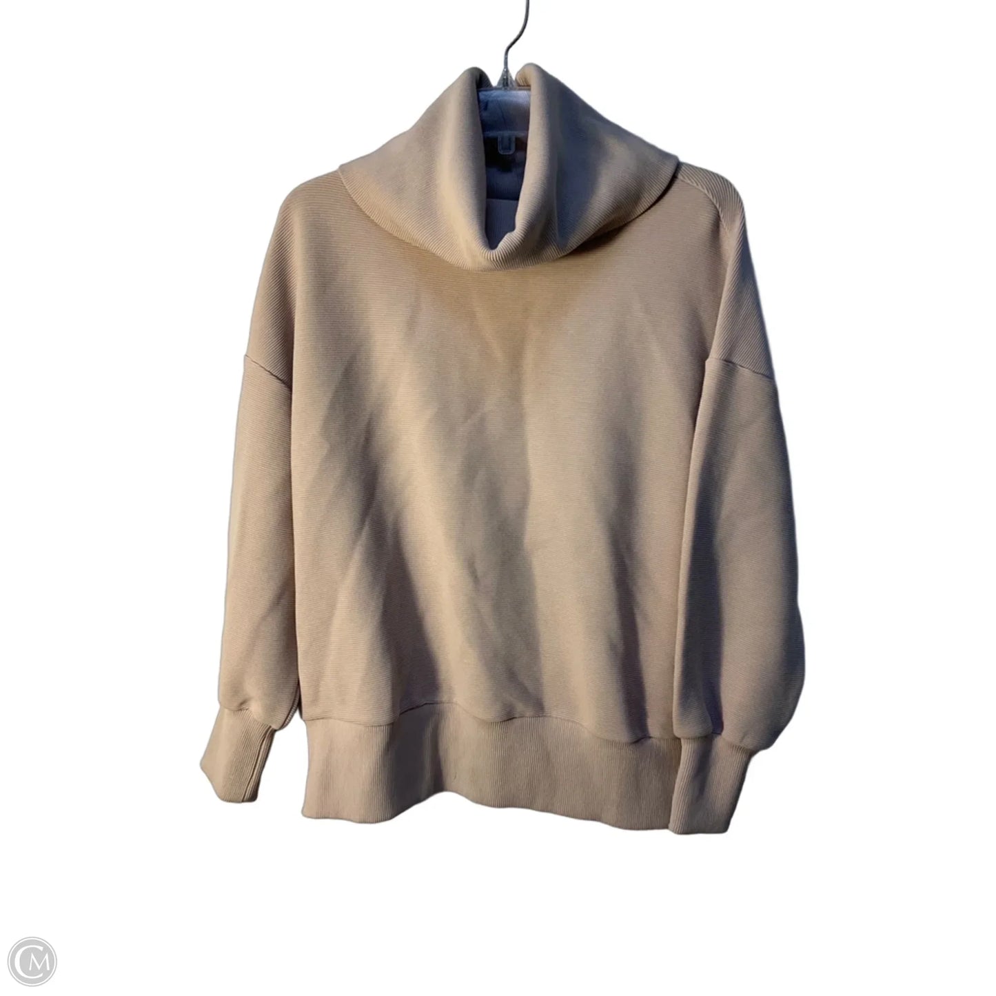 Athletic Top Long Sleeve Collar By Varley In Pink, Size: Xs