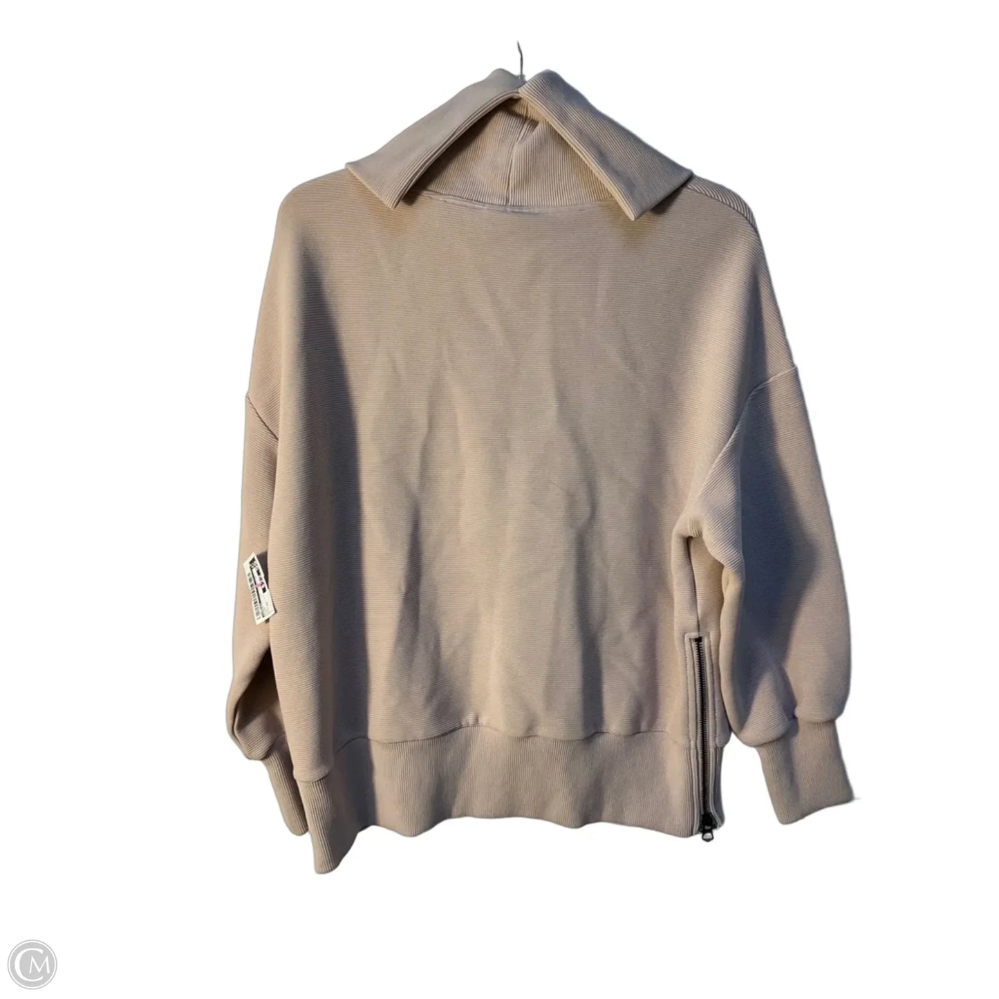Athletic Top Long Sleeve Collar By Varley In Pink, Size: Xs