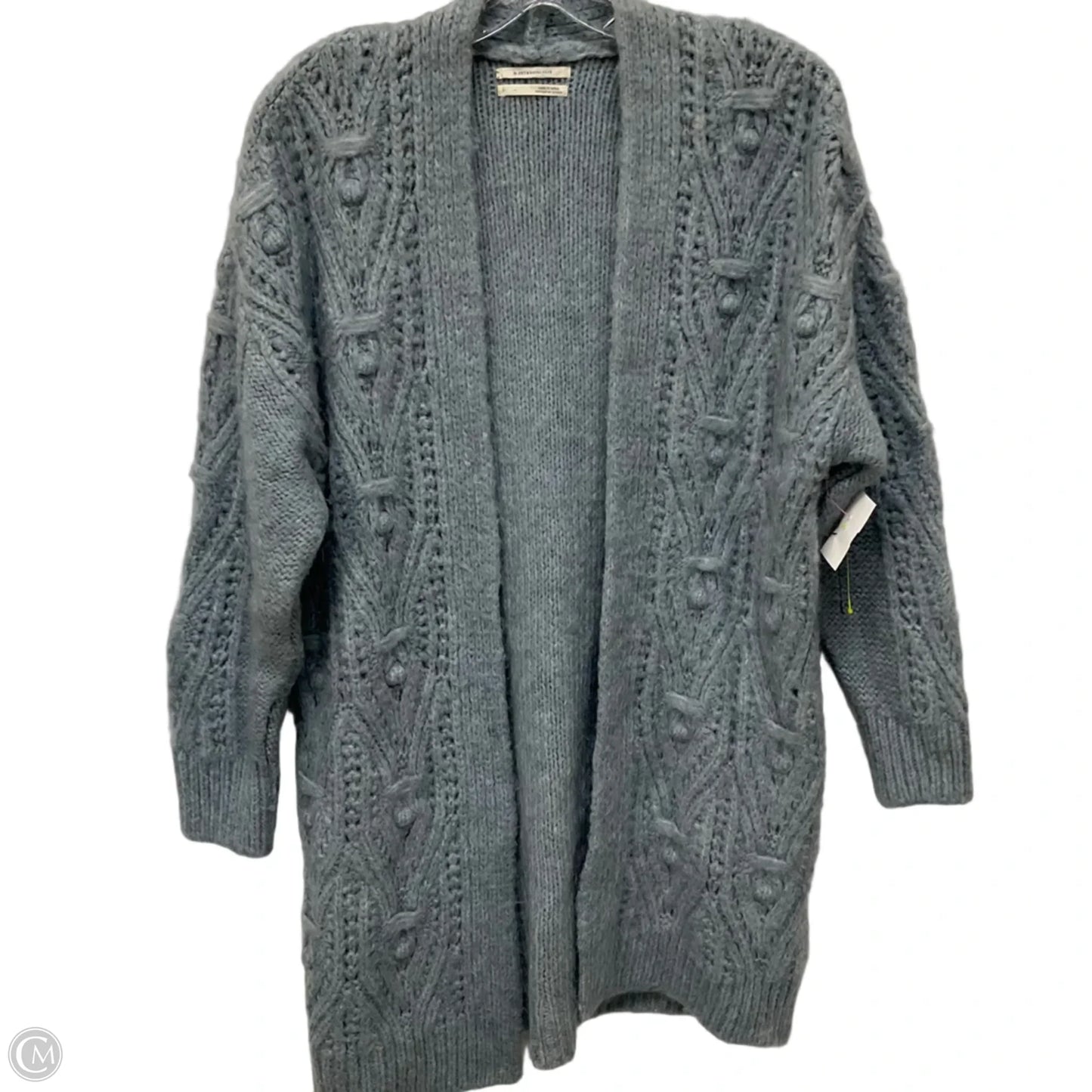 Sweater Cardigan By Anthropologie In Blue, Size: S