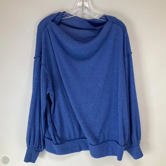 Top Long Sleeve By We The Free In Blue, Size: Xs