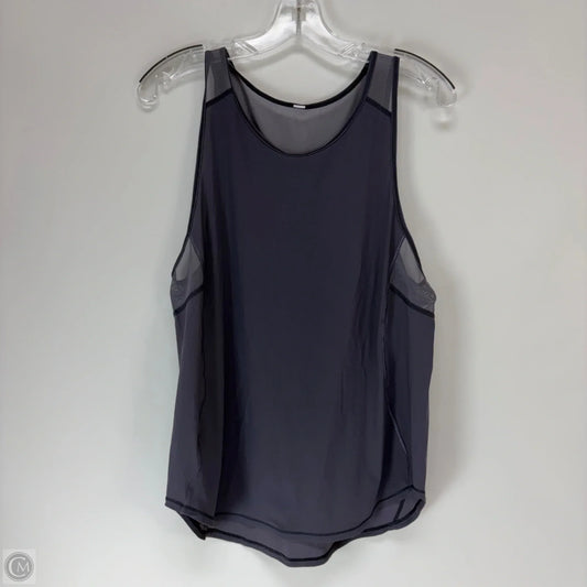 Athletic Tank Top By Lululemon In Purple, Size: 8