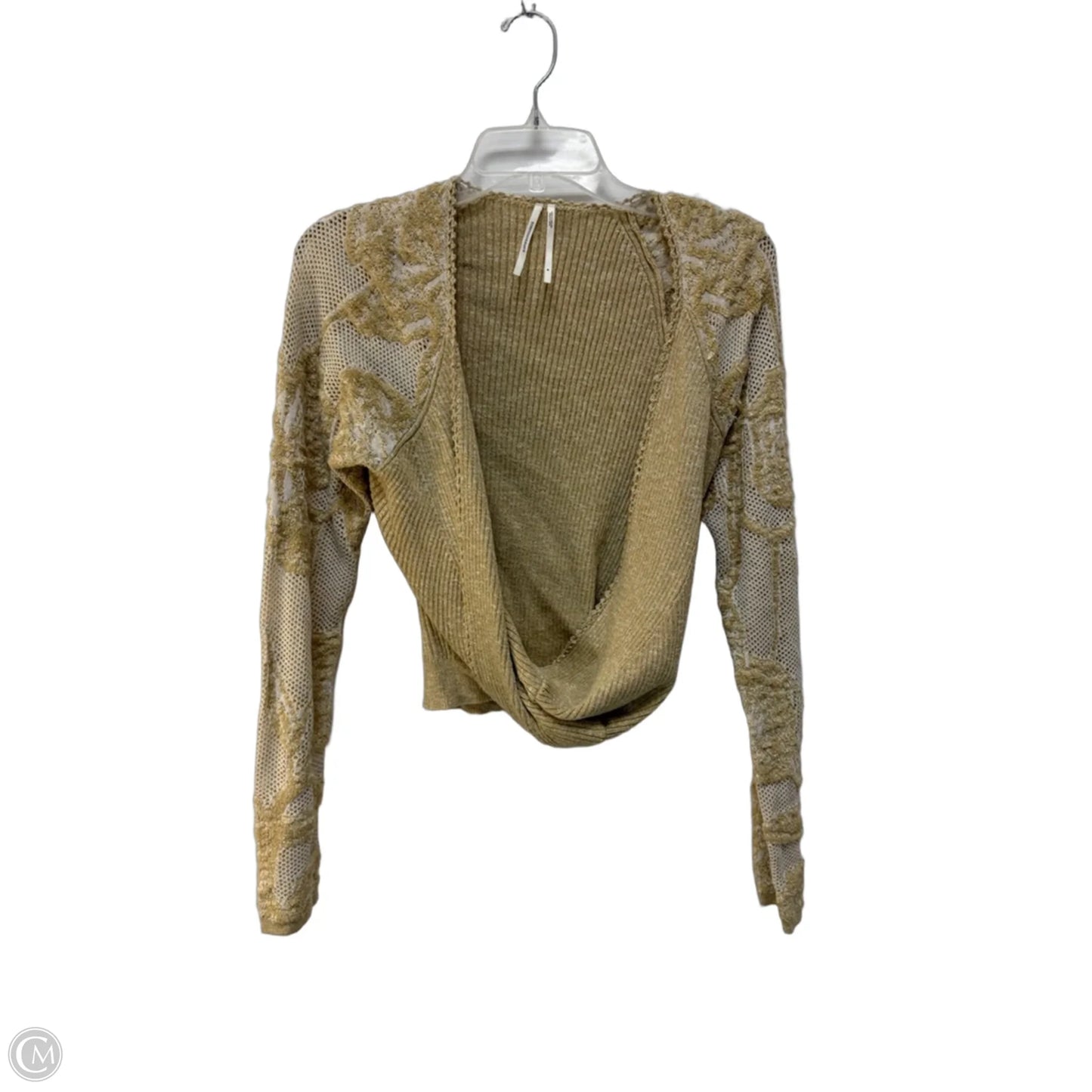 Sweater By Anthropologie In Tan, Size: M