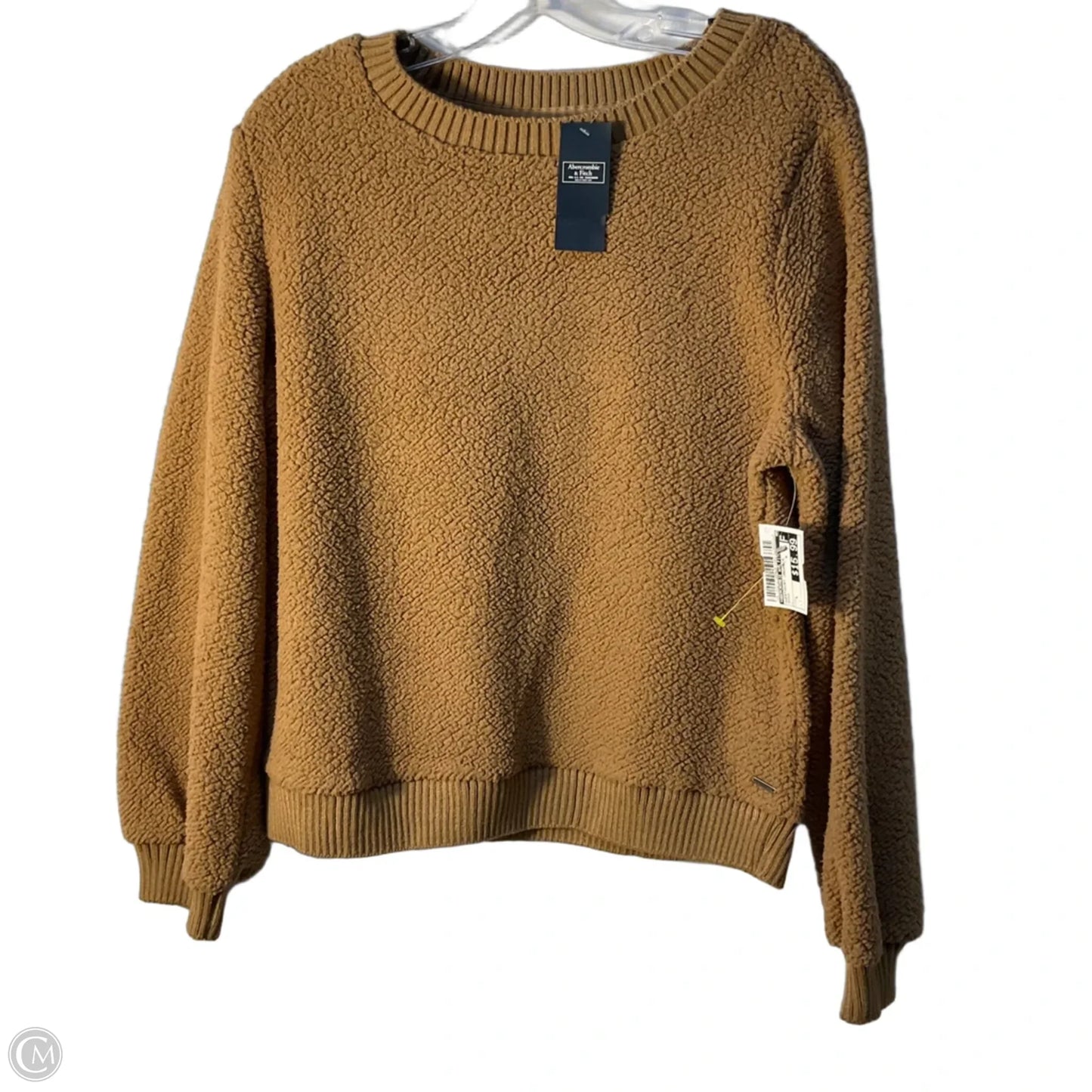 Sweatshirt Crewneck By Abercrombie And Fitch In Brown, Size: L