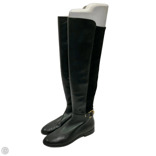 Boots Designer By Tory Burch In Black, Size: 9
