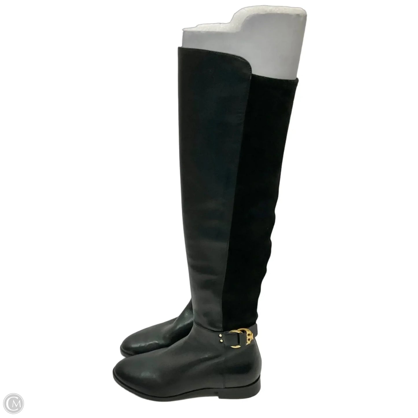 Boots Designer By Tory Burch In Black, Size: 9