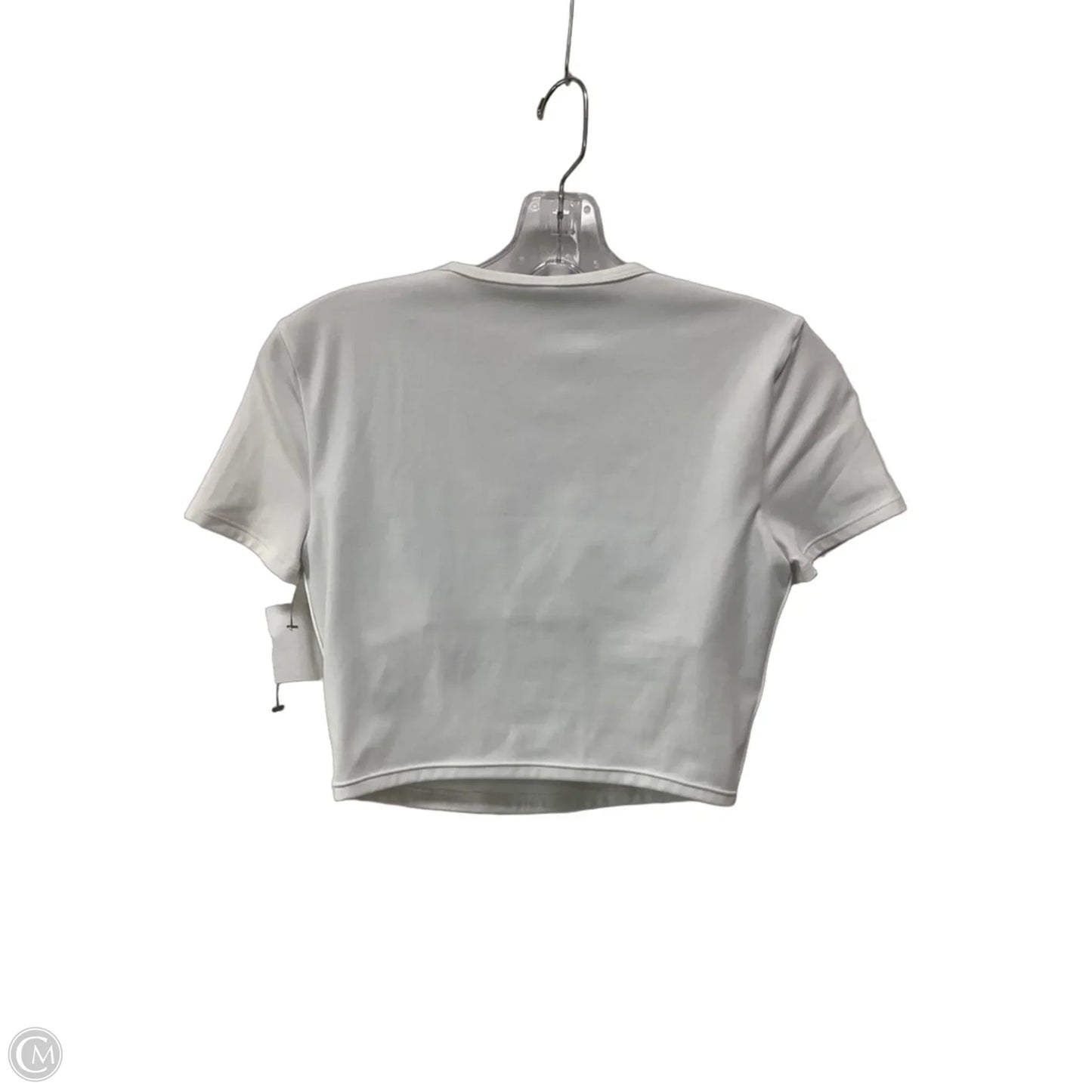 Athletic Top Short Sleeve By Lululemon In White, Size: S