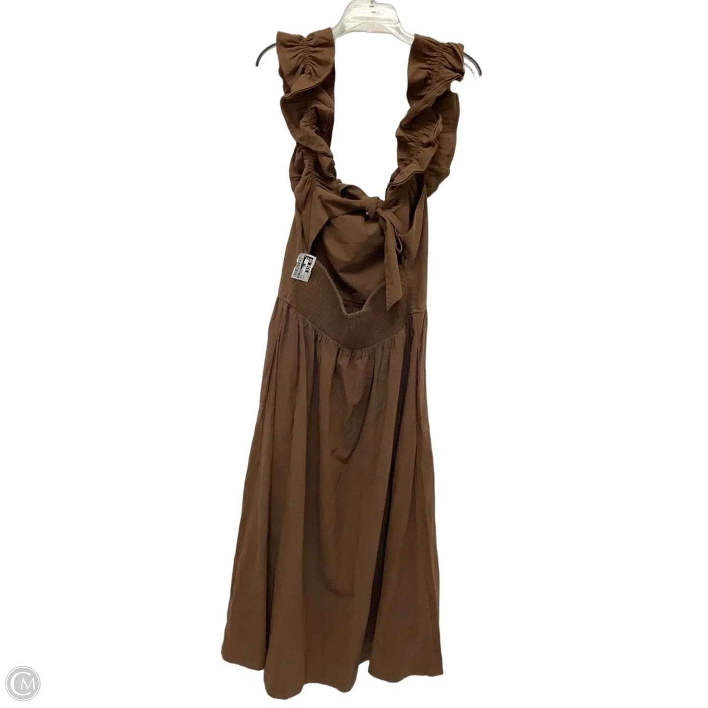 Dress Casual Midi By Free People In Brown, Size: L
